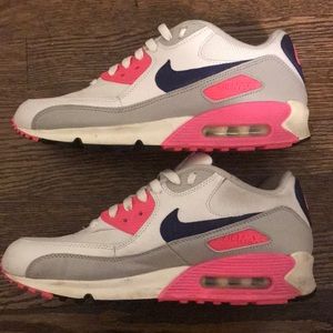 Nike Pink, Purple and White AirMax Size 10
